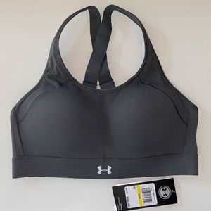 NWT Under Armour Sports Bar High Support Gray Med